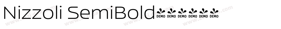 Nizzoli SemiBold字体转换